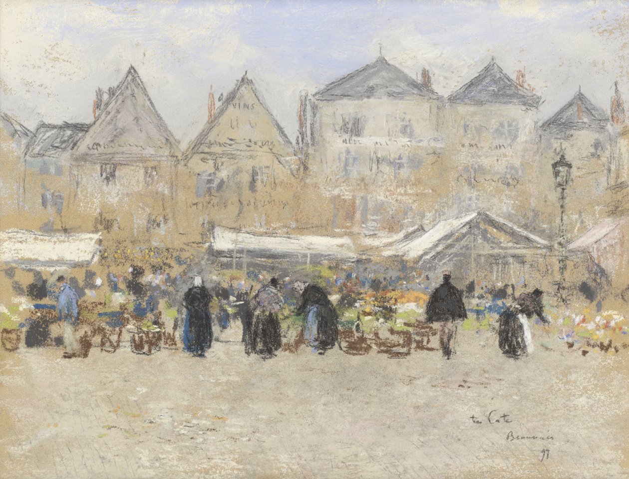 Trh v Beauvais od Siebe Johannes ten Cate