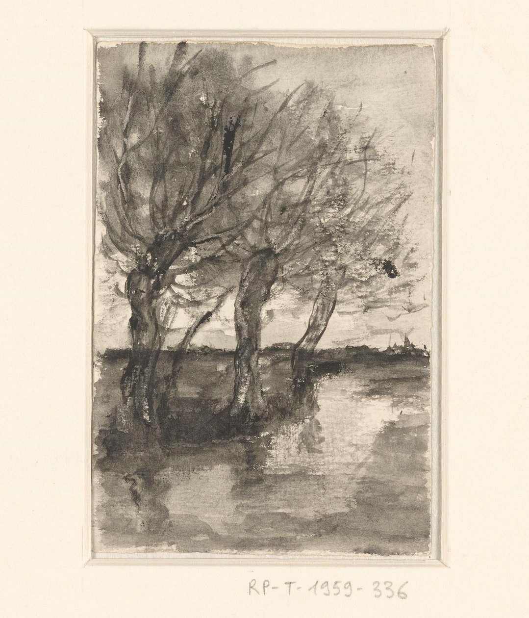 Stromy podél příkopu od Sientje Mesdag van Houten