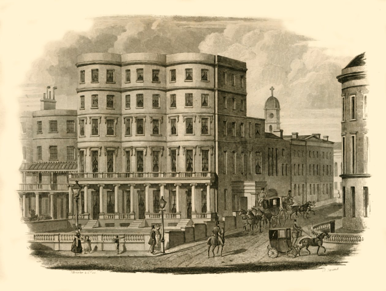 „Bristol Hotel, Marine Parade, Brighton“, 1835. od Silvester and Co