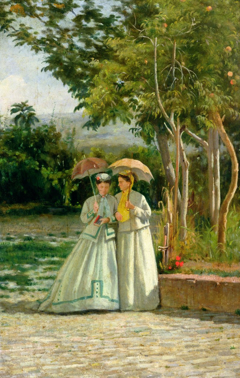Promenáda v zahradě od Silvestro Lega