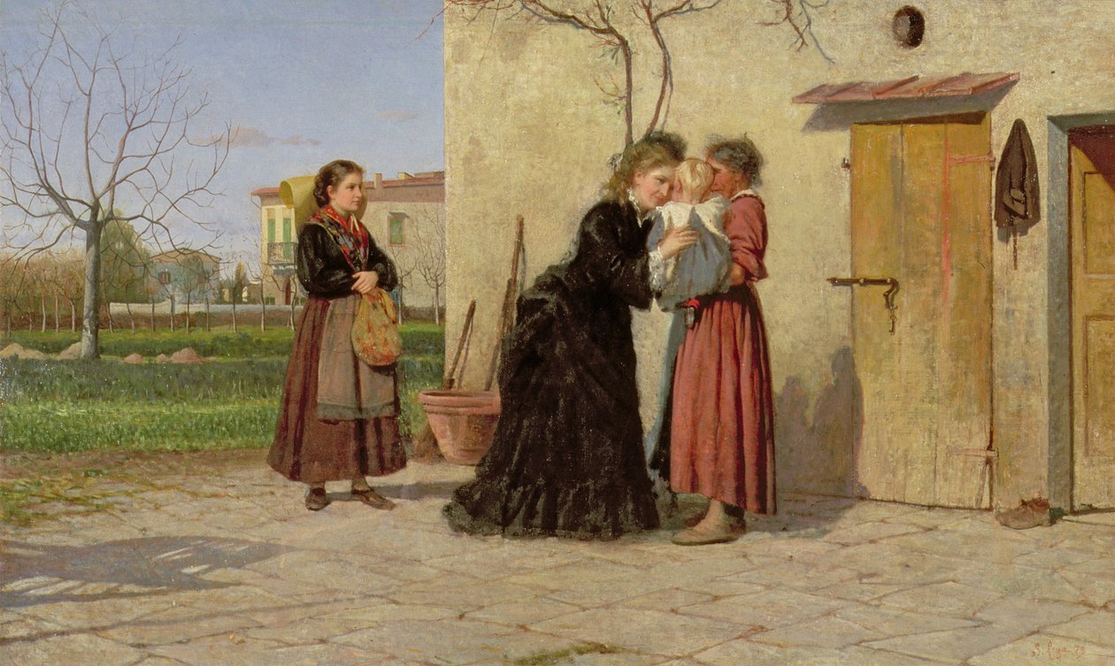 Návštěva mokré sestry od Silvestro Lega