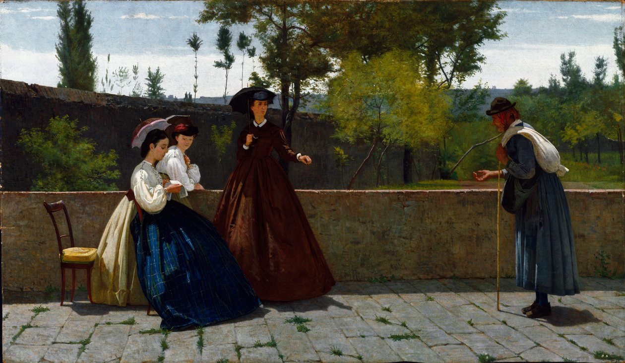 Almužna (malba od Silvestro Lega