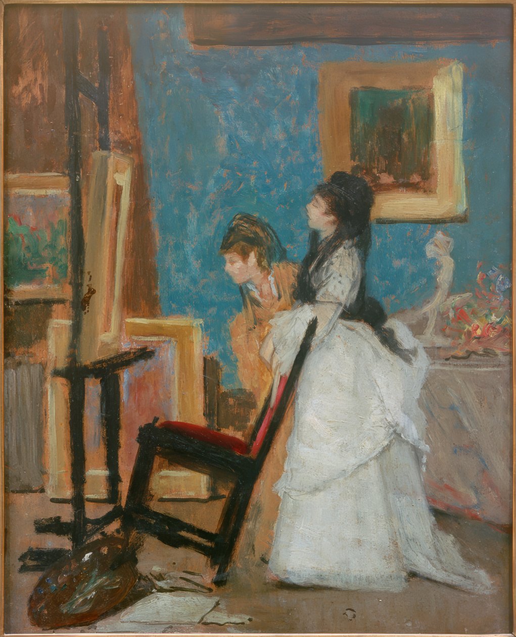 Návštěva ve studiu od Silvestro Lega