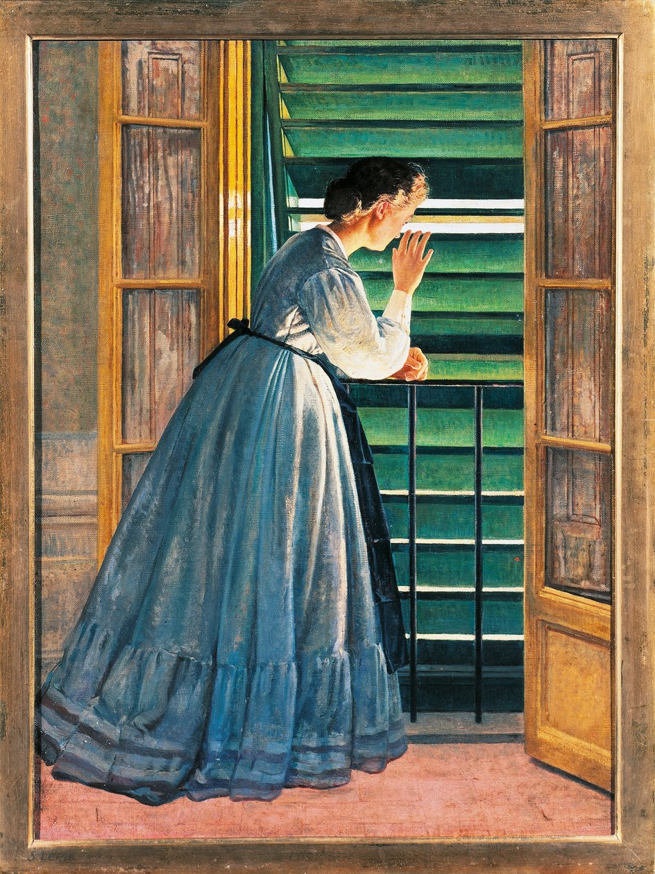 Curiosity, Silvestro Lega (1826-1895). od Silvestro Lega