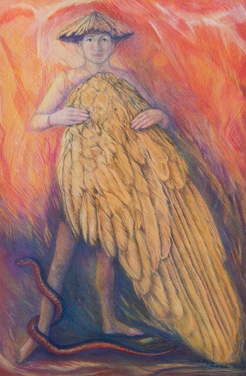 The Gift, 2013 (pastel na papíře) od Silvia Pastore