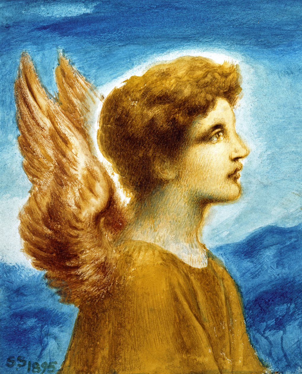Andělský chlapec, 1895 od Simeon Solomon