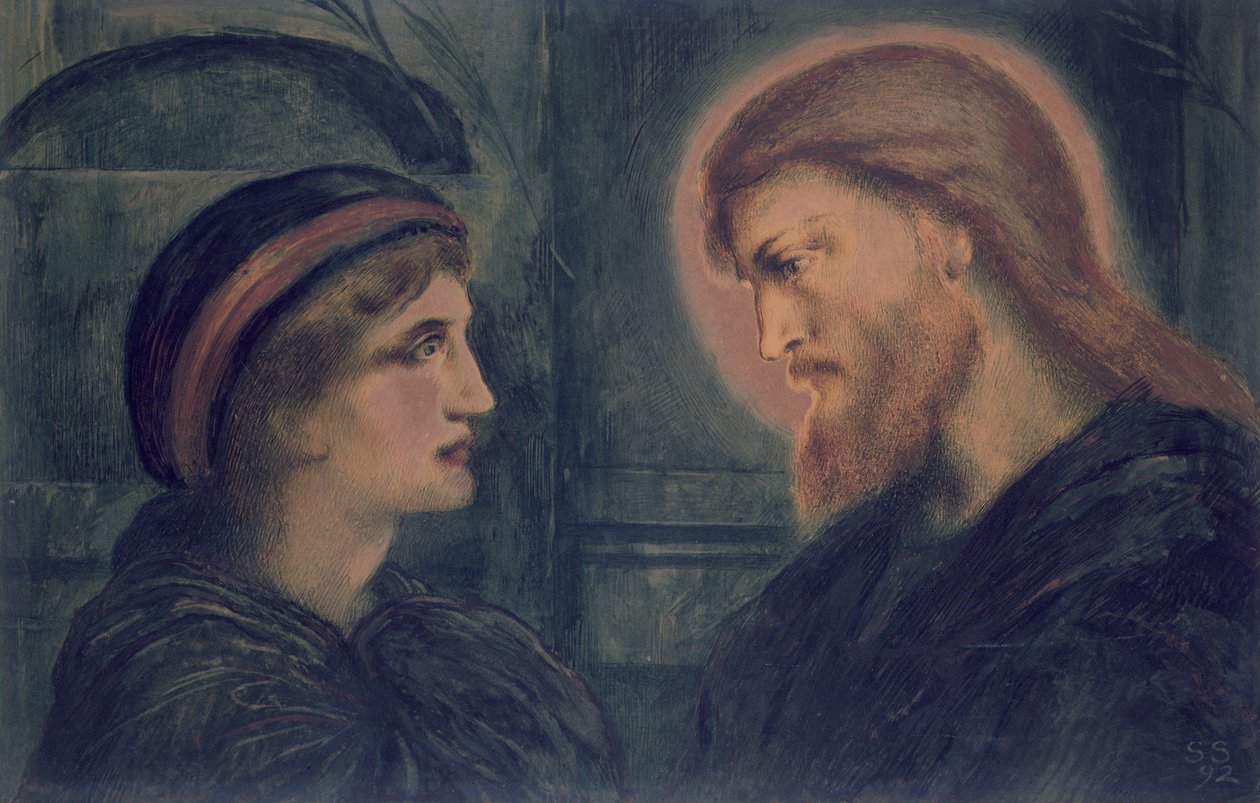 Kristus a mládí, 1892 od Simeon Solomon