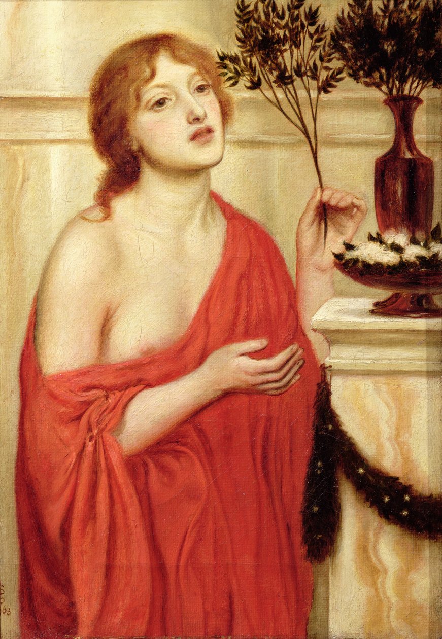 Ve Venušině chrámu, 1863 od Simeon Solomon