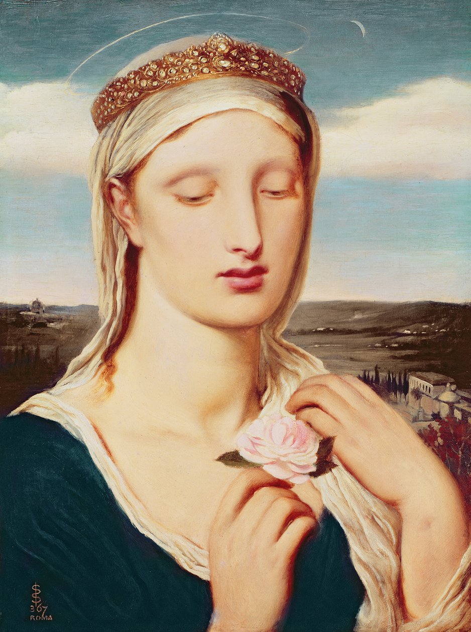 madona od Simeon Solomon