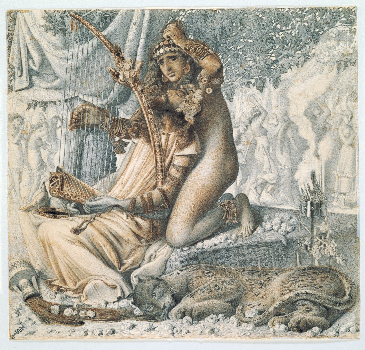 „Babylon byl zlatý pohár“, 1859 od Simeon Solomon