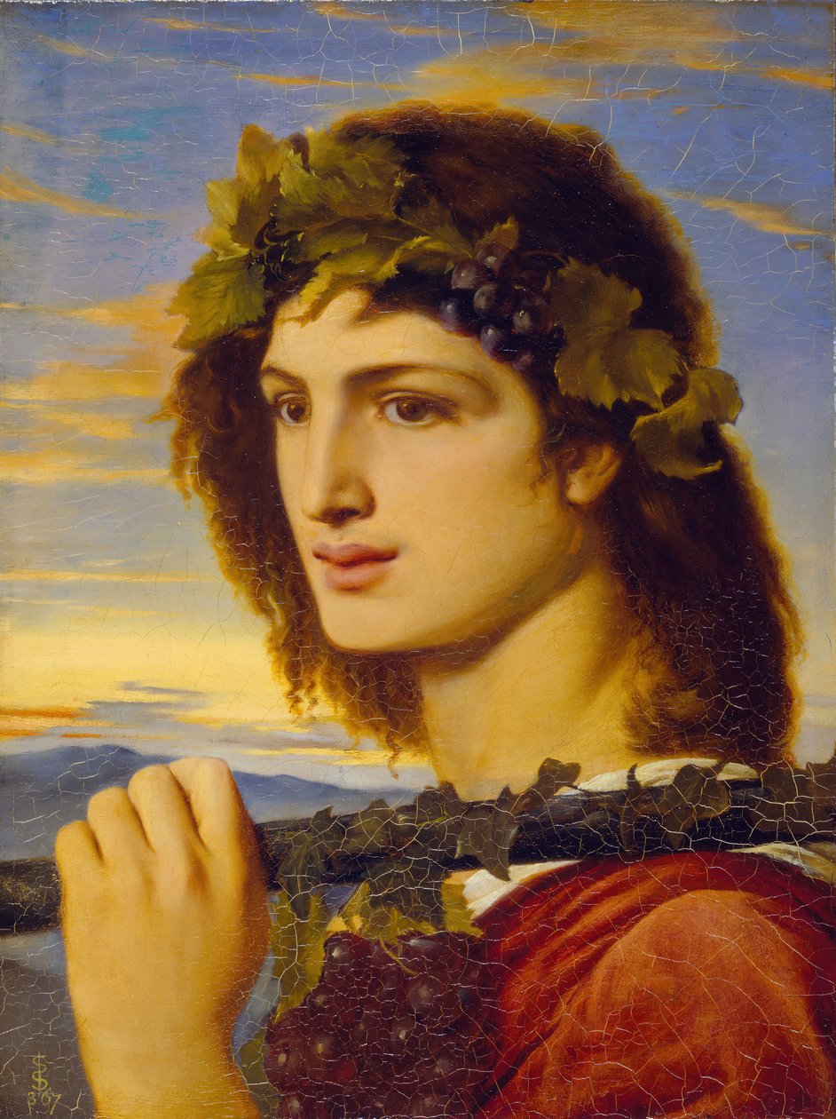 Bacchus, 1867. od Simeon Solomon
