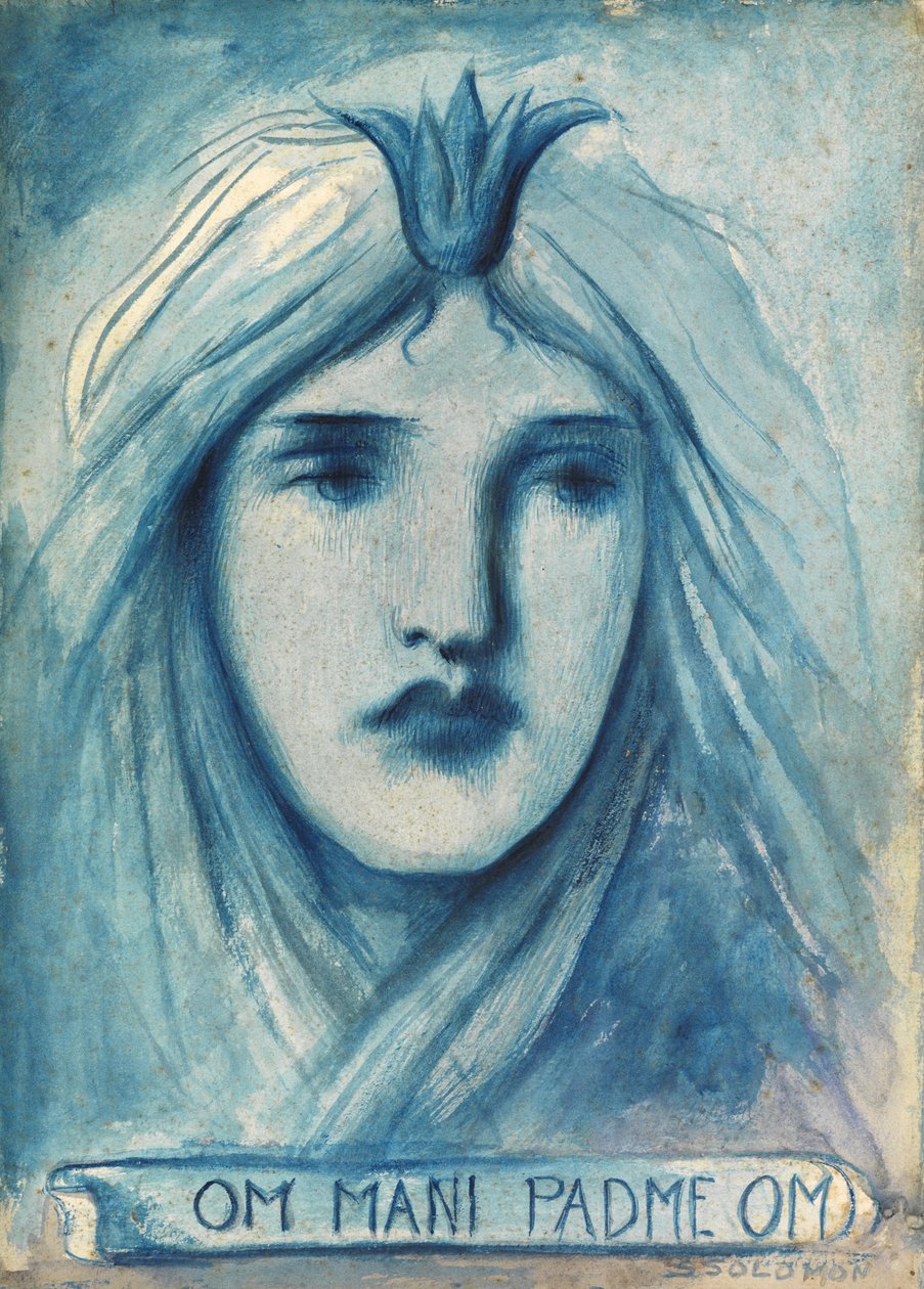 Om Mani Padme Om od Simeon Solomon