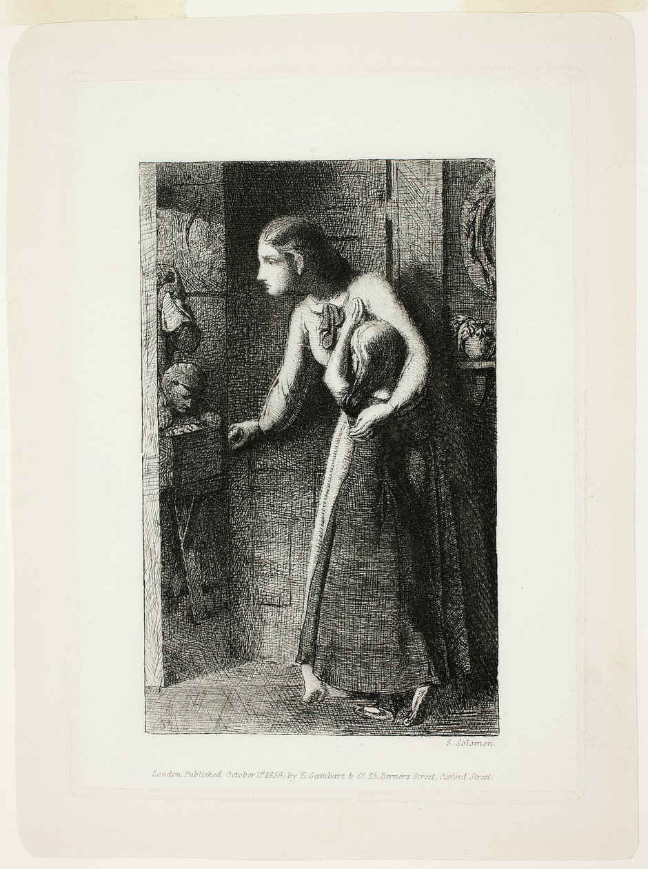 Strašidelný dům od Simeon Solomon