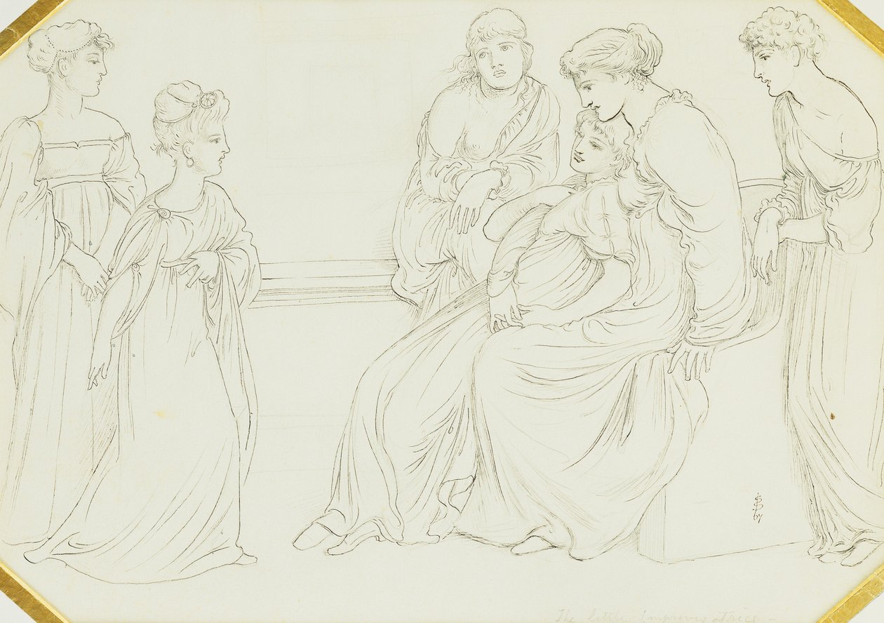 Malá improvizace, 1867 od Simeon Solomon