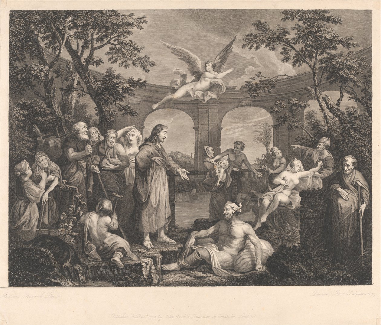 Pool of Bethesda od Simon Francois Ravenet