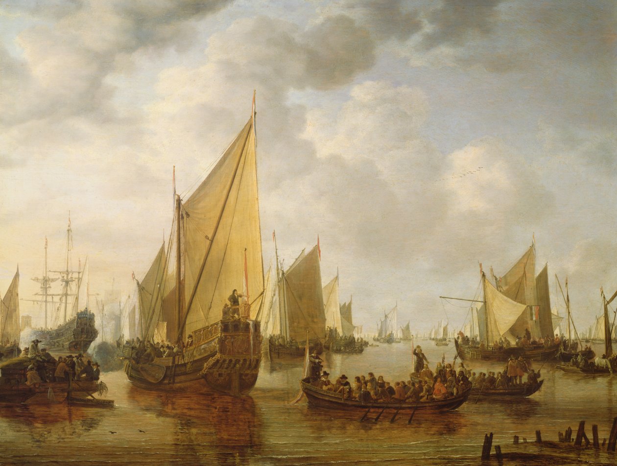 Námořní revue, 1649 od Simon de Vlieger