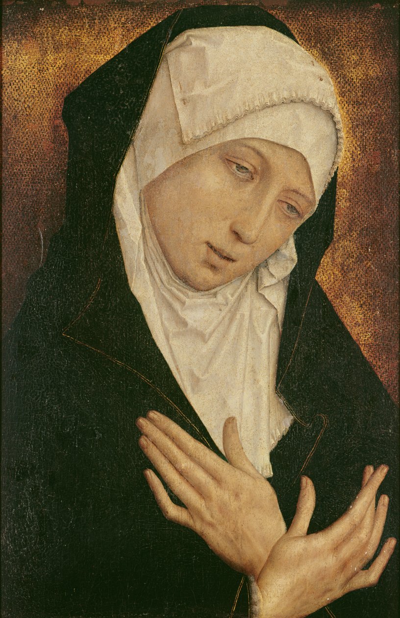 Panna Bolestná, kolem roku 1460 od Simon Marmion