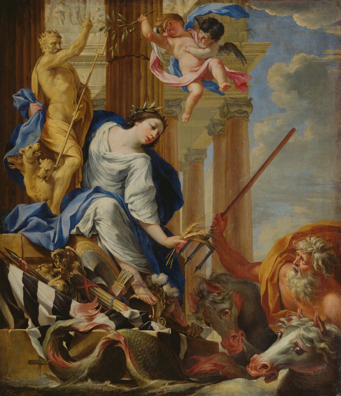 Ceres Vanquishing the Attributes of War od Simon Vouet