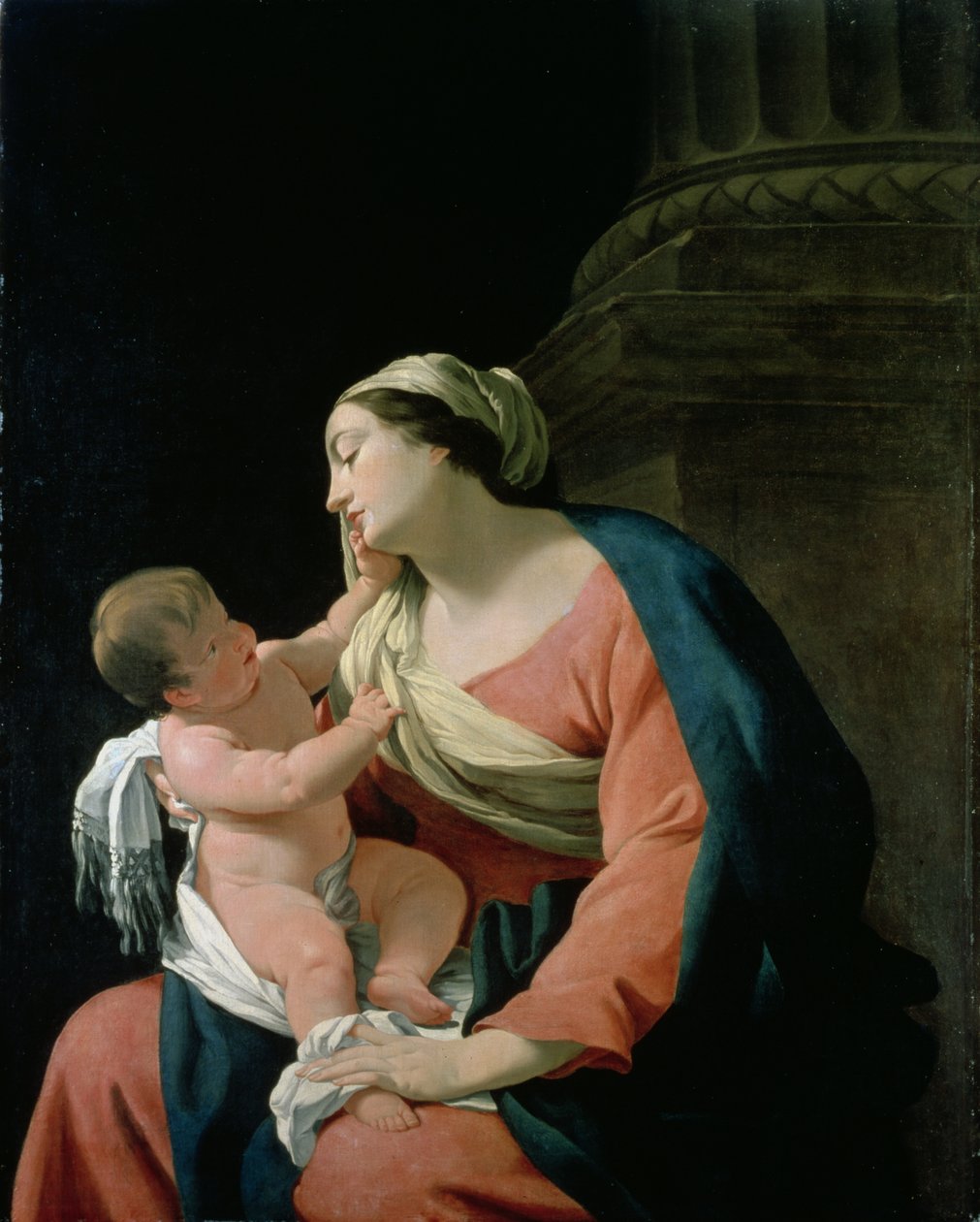 Madona s dítětem, 17. století od Simon Vouet