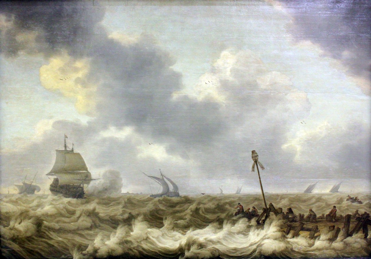 Bouře od Simon de Vlieger