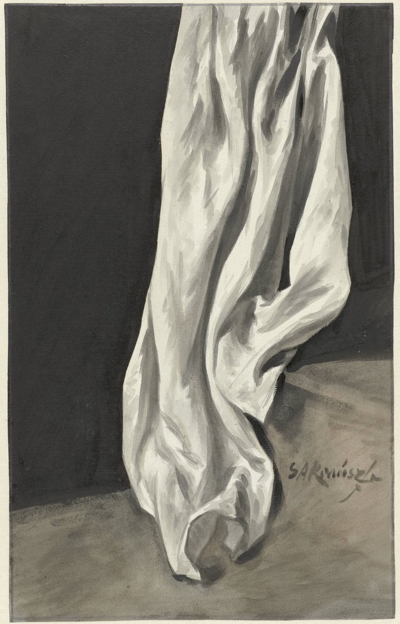 Draperiestudie od Simon Andreas Krausz