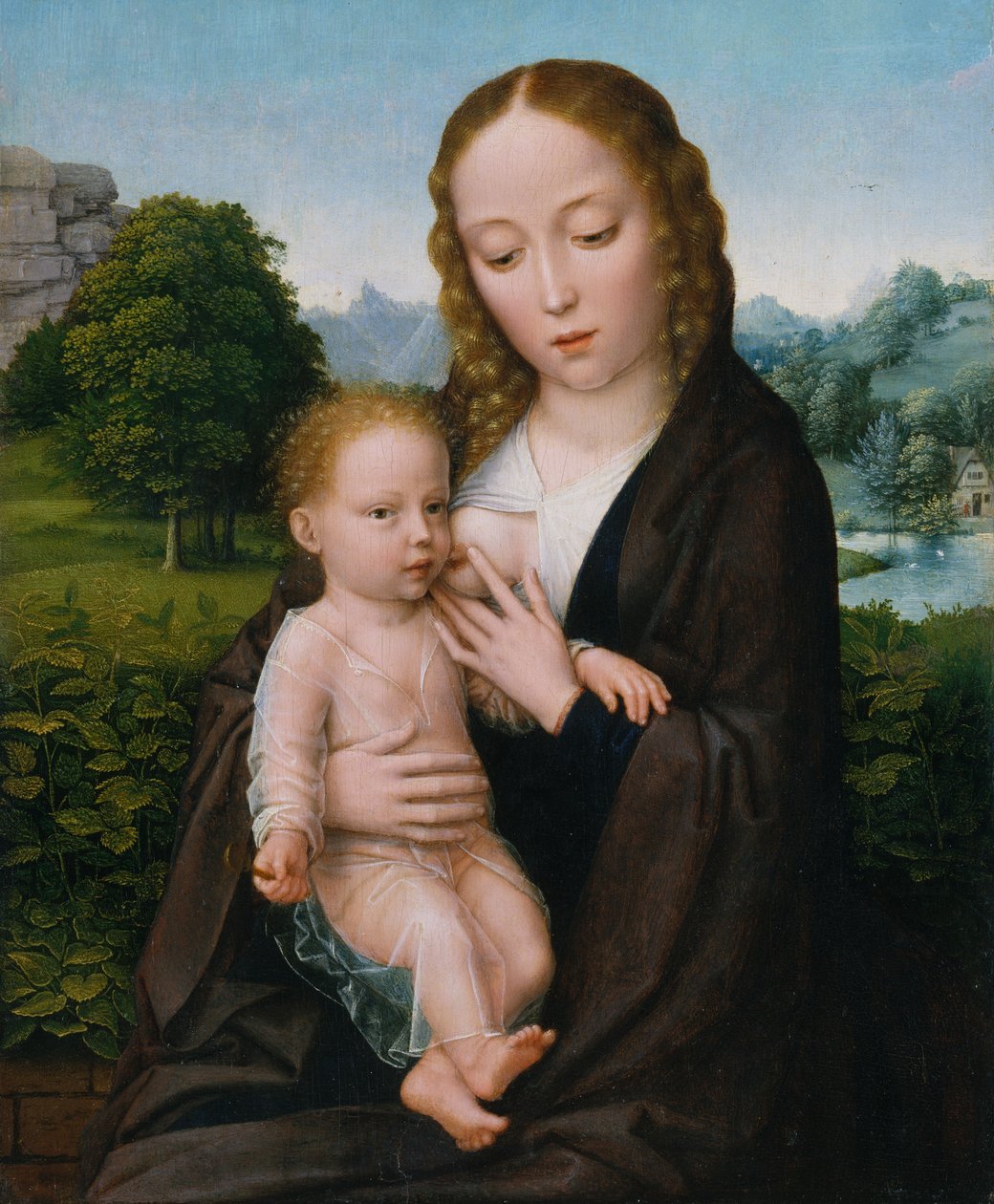 Panna a dítě, ca. 1520. od Simon Bening