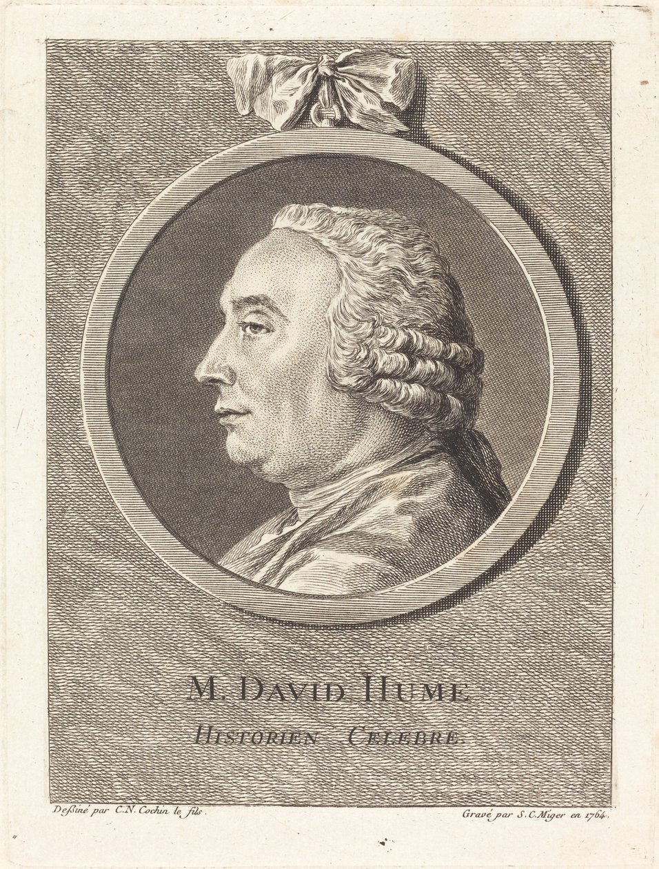 M. David Hume od Simon Charles Miger after Charles Nicolas Cochin II
