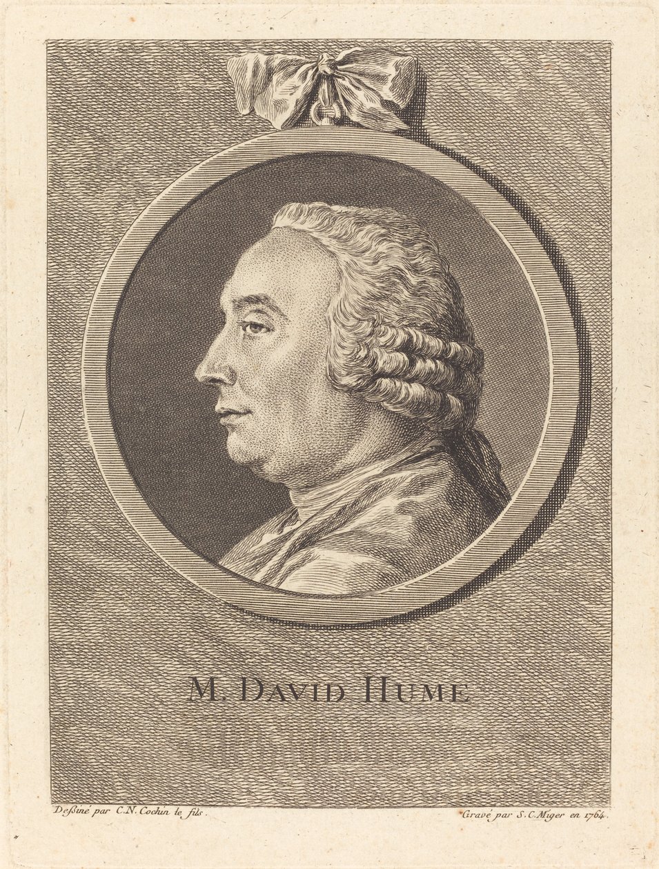 M. David Hume od Simon Charles Miger after Charles Nicolas Cochin II