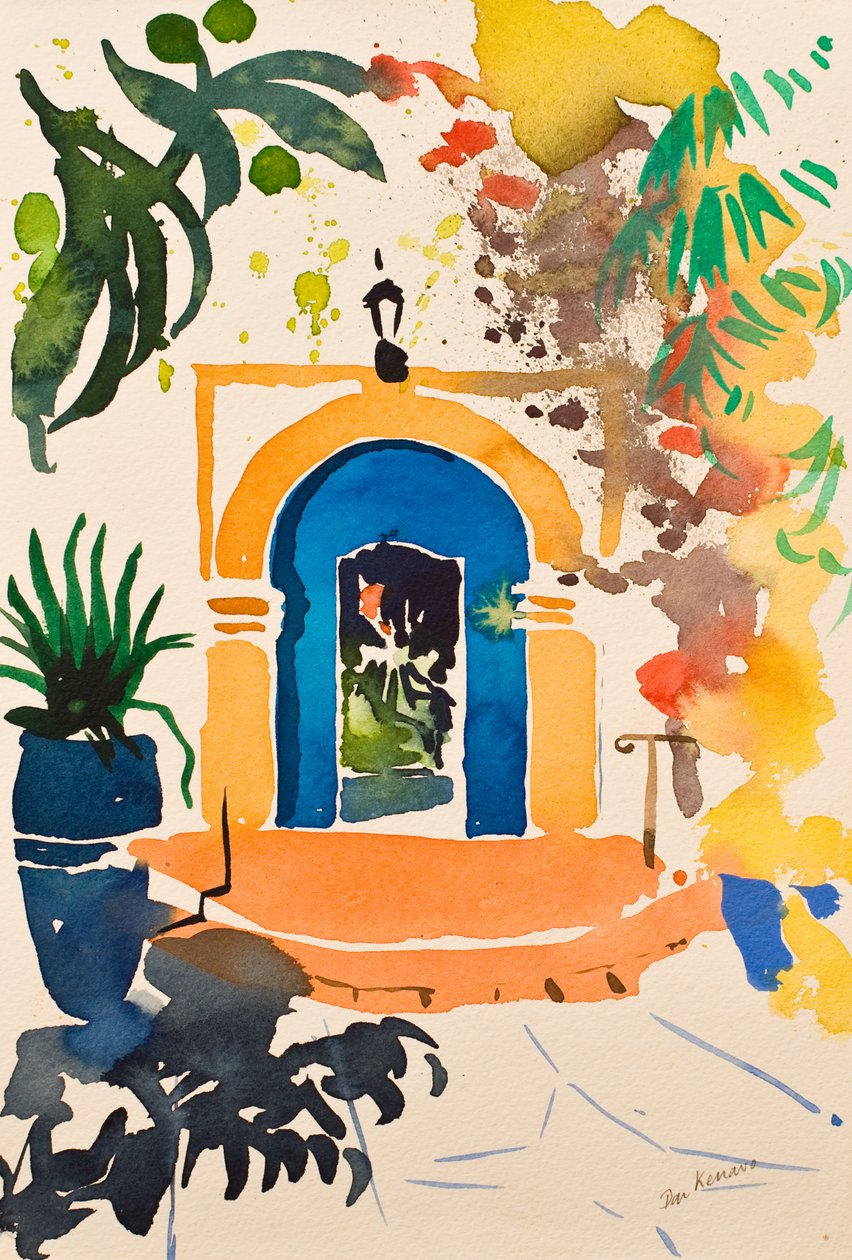 Dar Kenavo, 2016 (akvarel) od Simon Fletcher