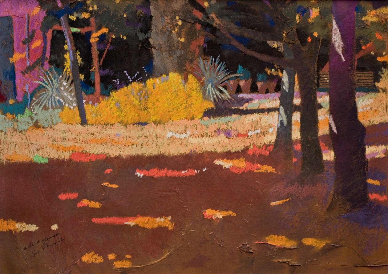 V horkém odpoledni (pastel na papíře) od Simon Fletcher