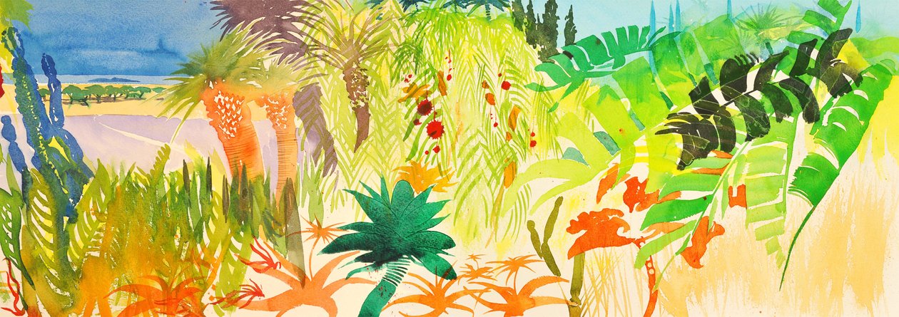 Tropical, 2016 (média na vodní bázi) od Simon Fletcher