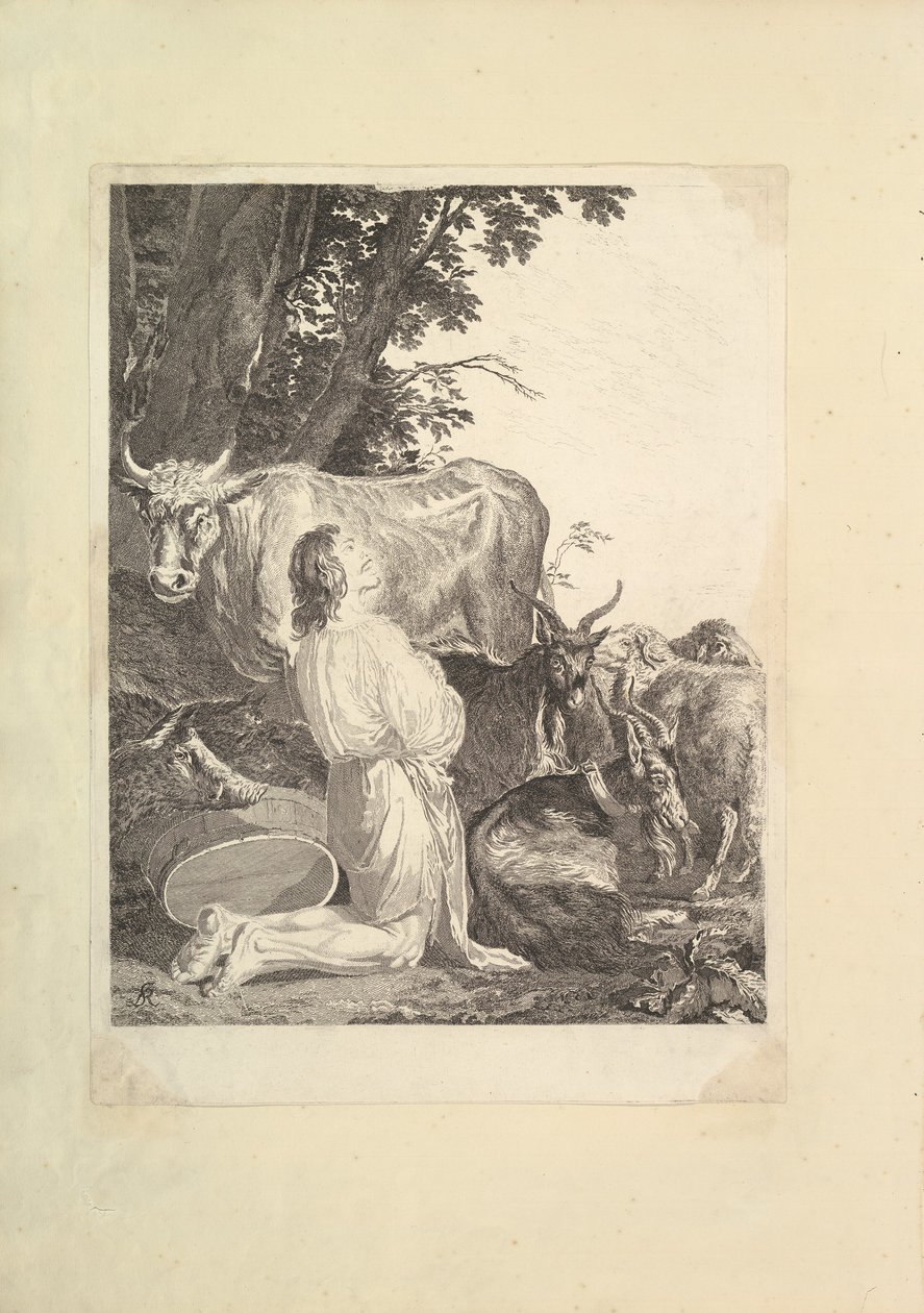 Galerie Marnotratného syna Houghton, 1781. od Simon Francois Ravenet