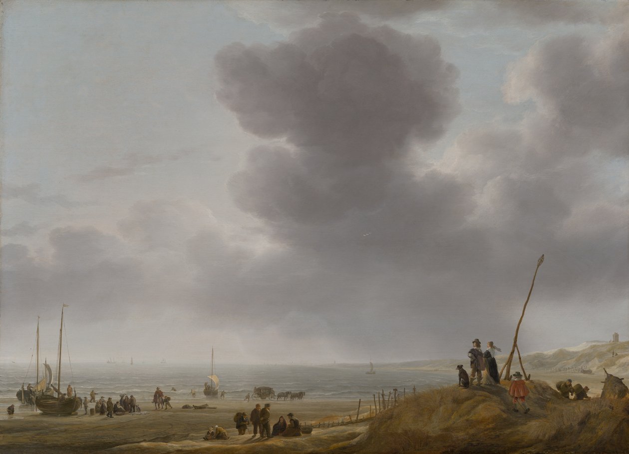 Beach View, 1643 od Simon Jacobsz. Vlieger