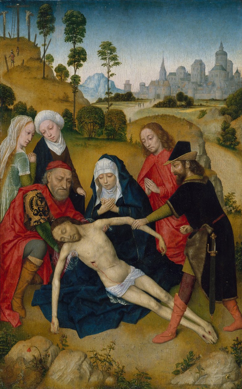 Oplakávání Krista, ca. 1473. od Simon Marmion