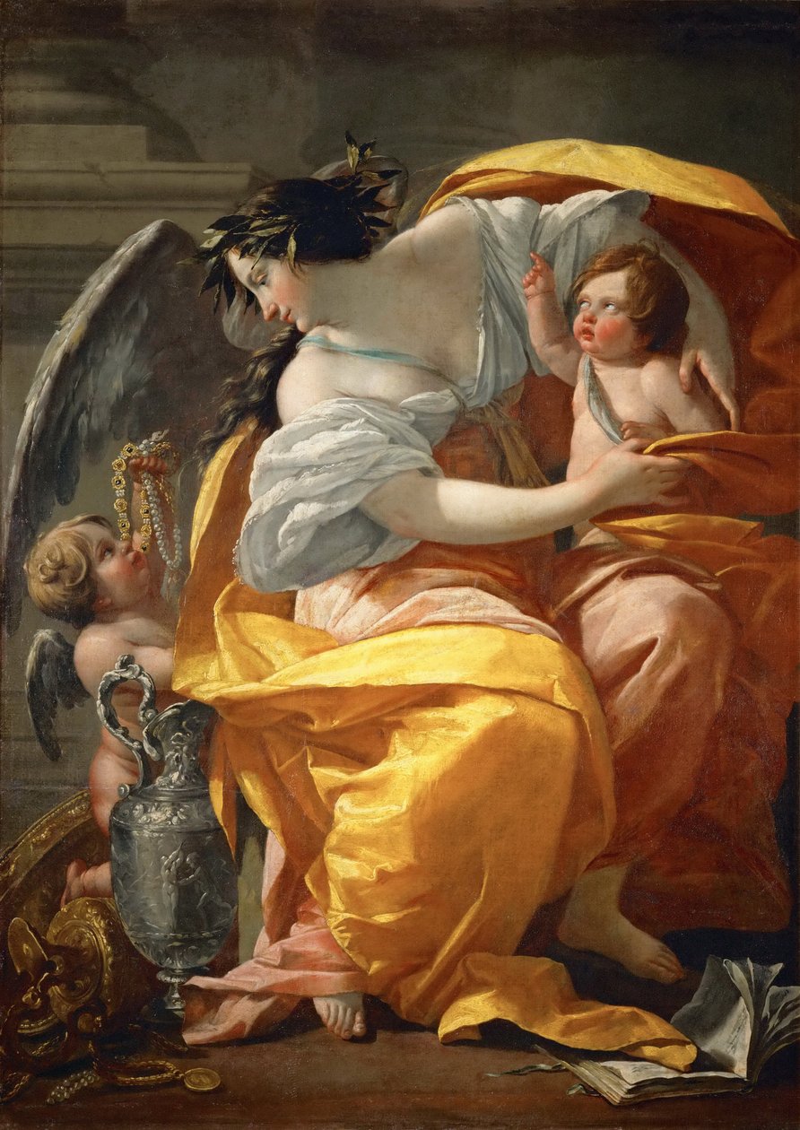 Alegorie bohatství od Simon Vouet