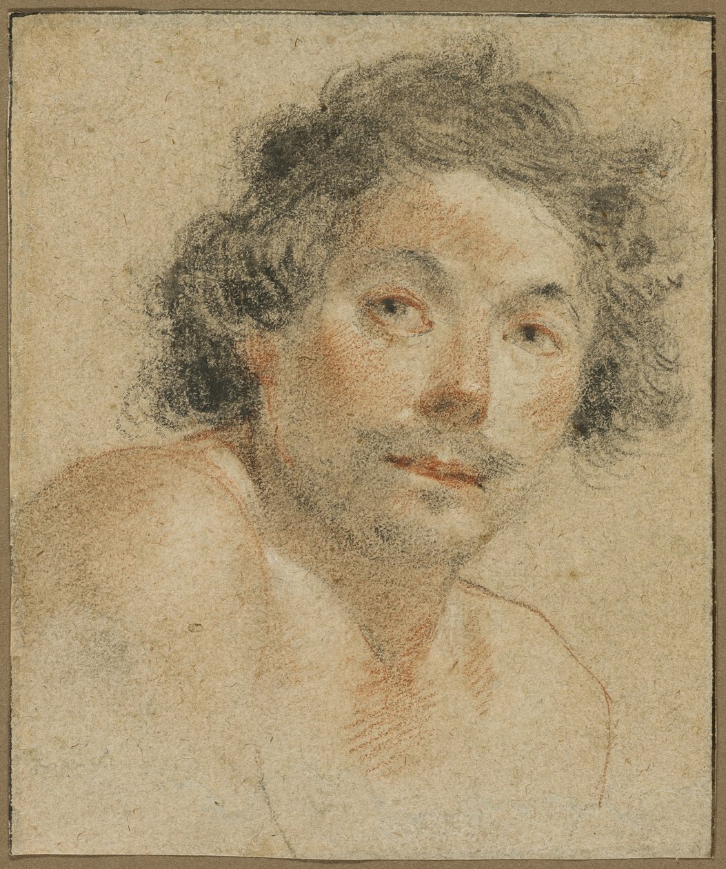 Poprsí portrét mladého muže od Simon Vouet