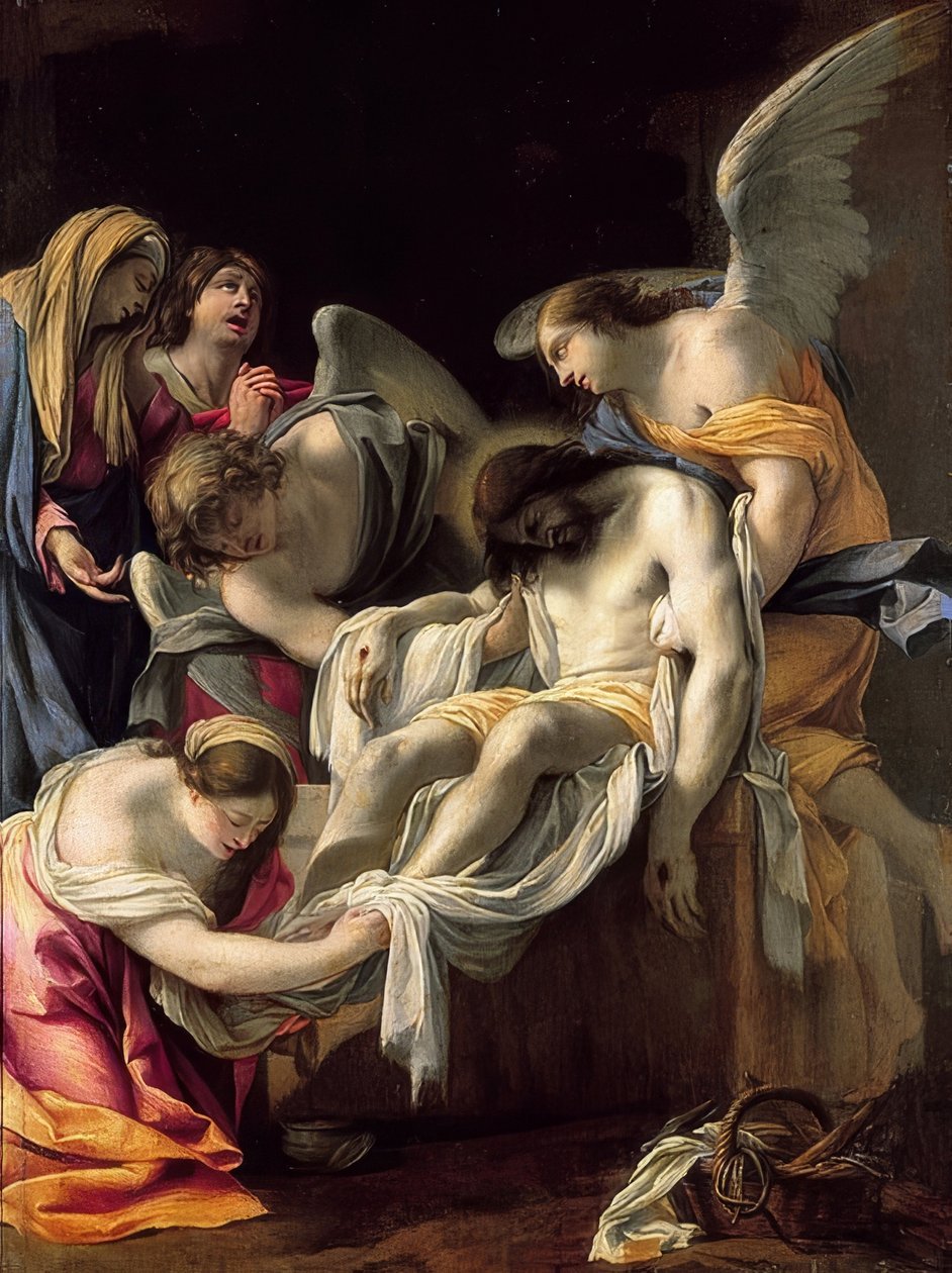 Pohřeb Krista od Simon Vouet