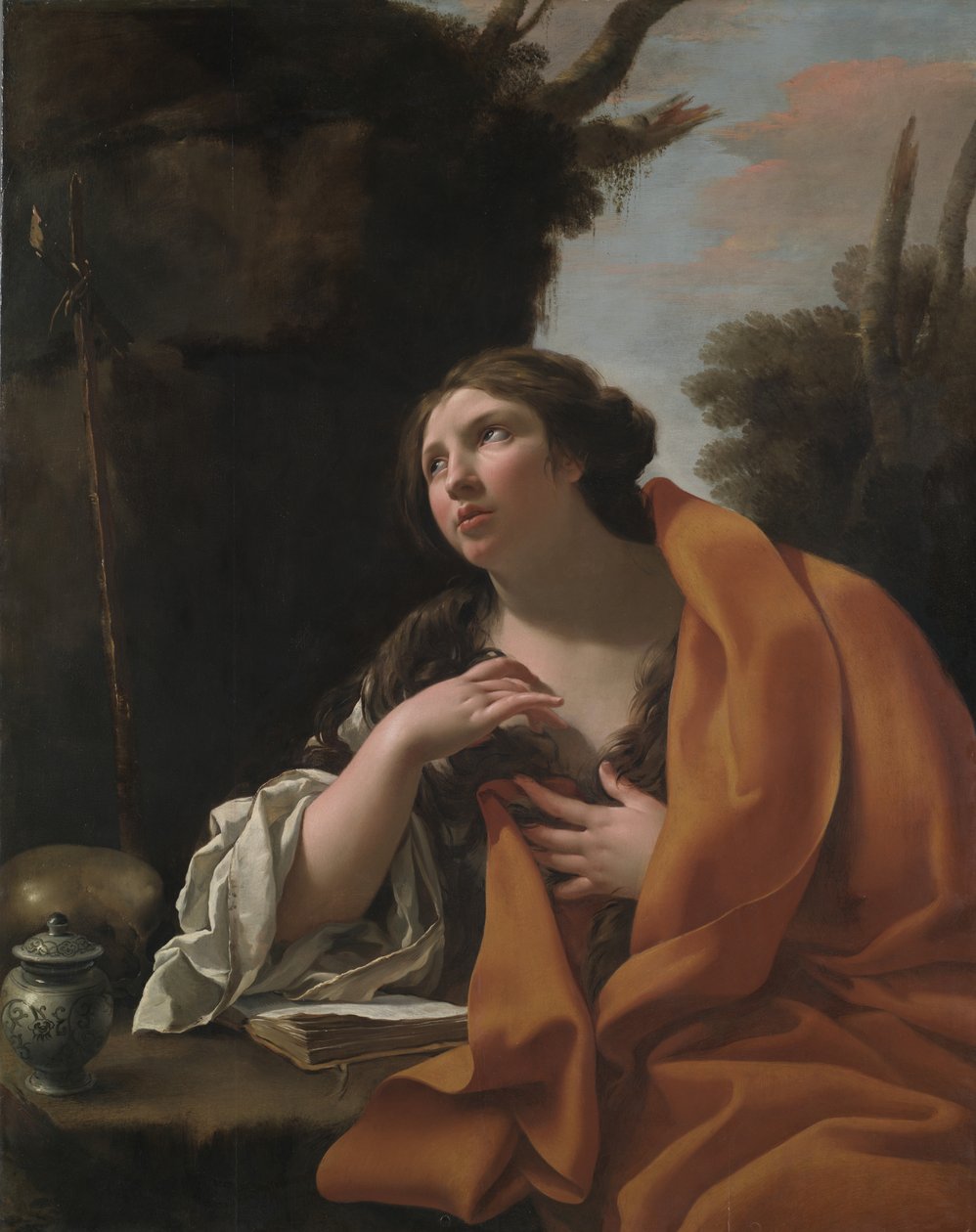 Svatá Marie Magdalena, kolem 1630 od Simon Vouet