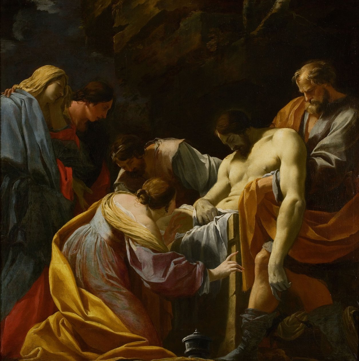 Pohřeb od Simon Vouet