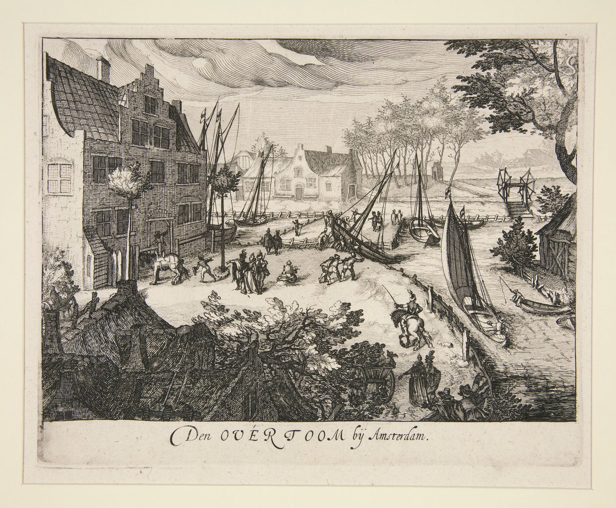 Overtoom poblíž Amsterdamu od Simon Wynhoutsz Frisius