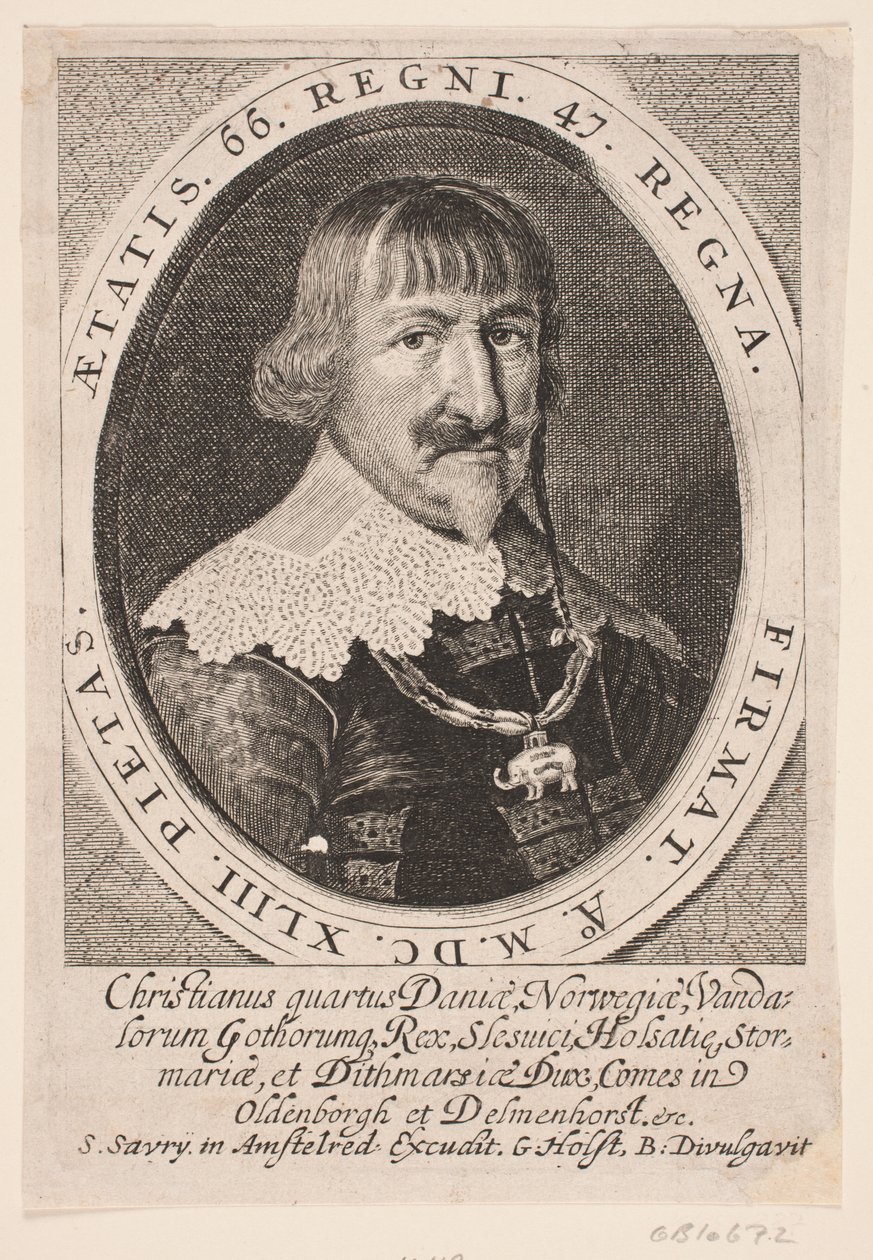 Kristián IV od Simon de Pas