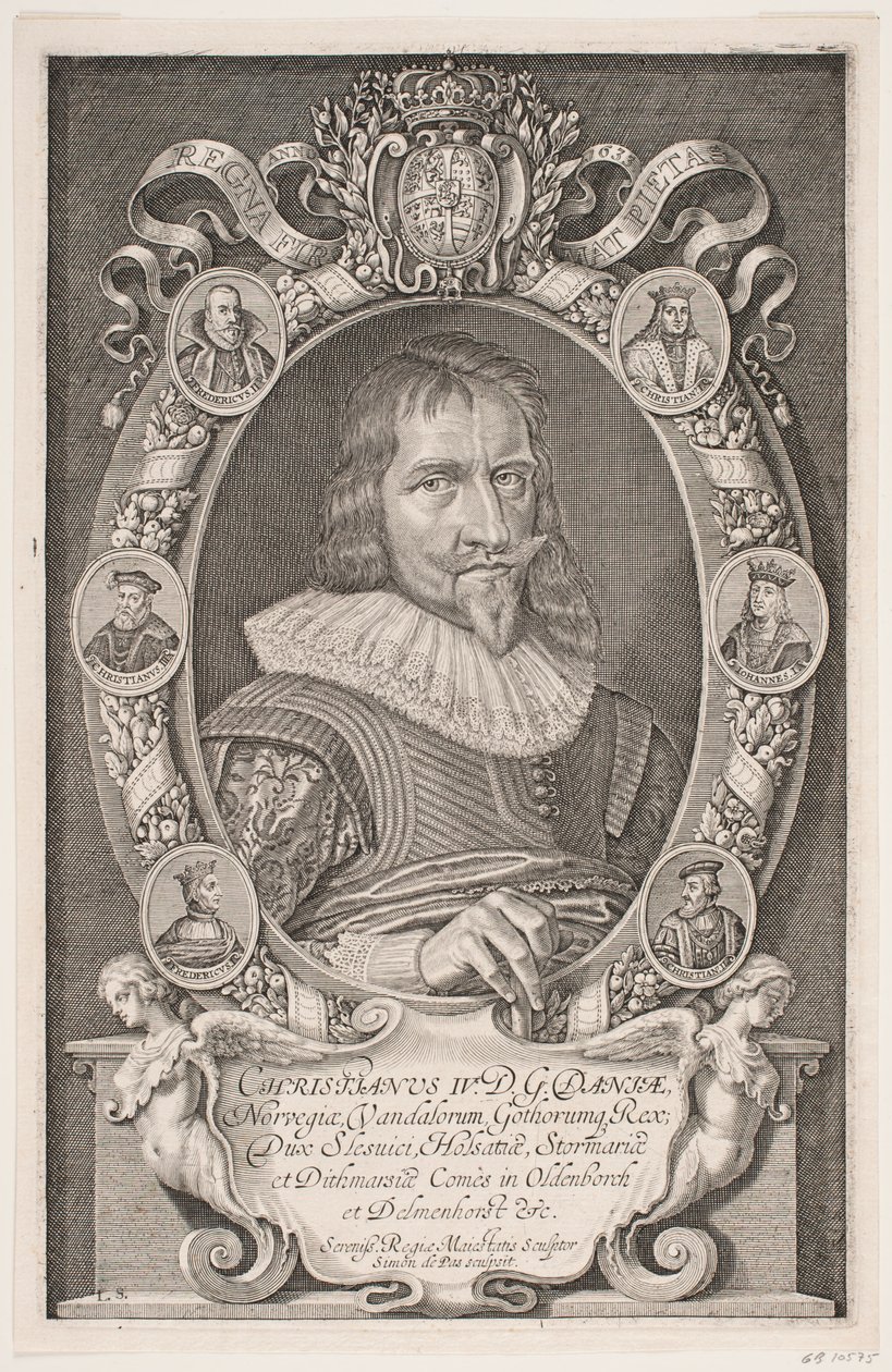 Kristián IV od Simon de Pas
