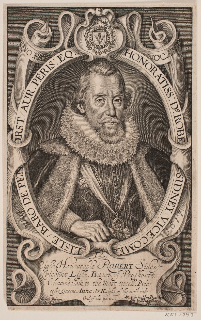 Robert Sidney, hrabě z Leicesteru od Simon de Pas