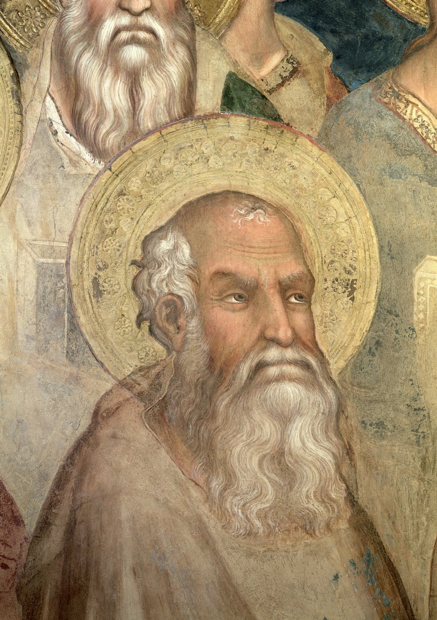 Maesta: St. John the Evangelist, 1315 (detail of 51591) od Simone Martini