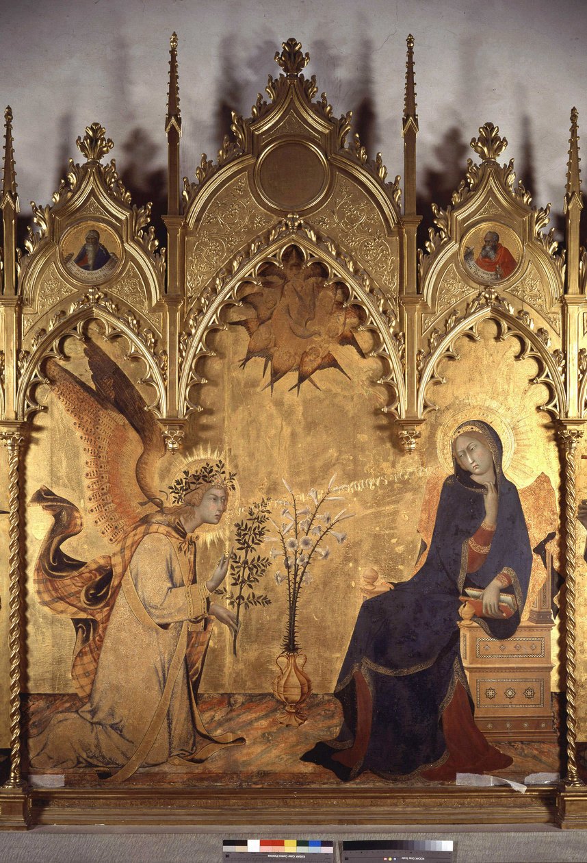 Zvěstování 1333 od Simone Martini