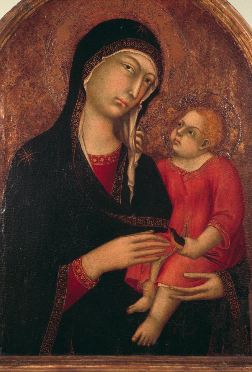 Madonna a dítě od Simone Martini