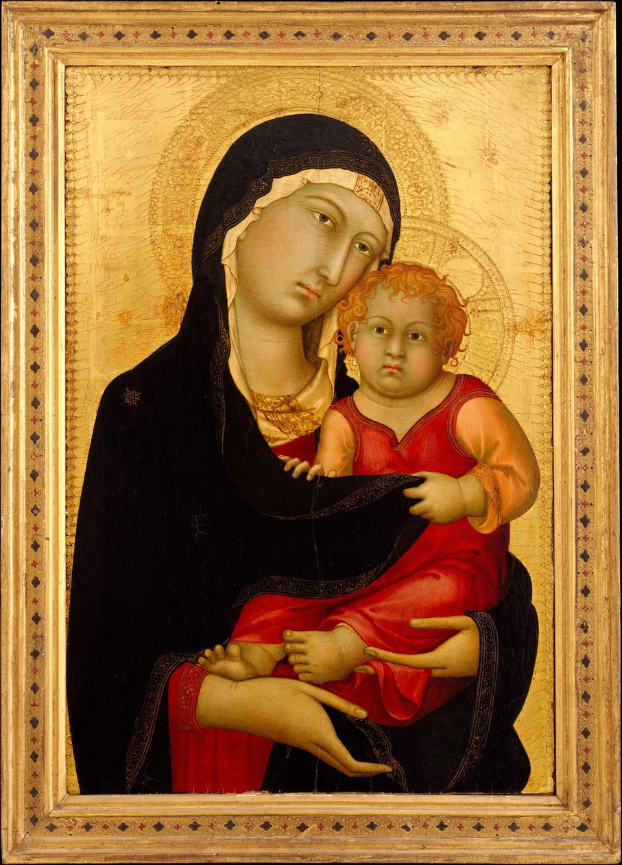 Madonna a dítě, ca. 1326. od Simone Martini