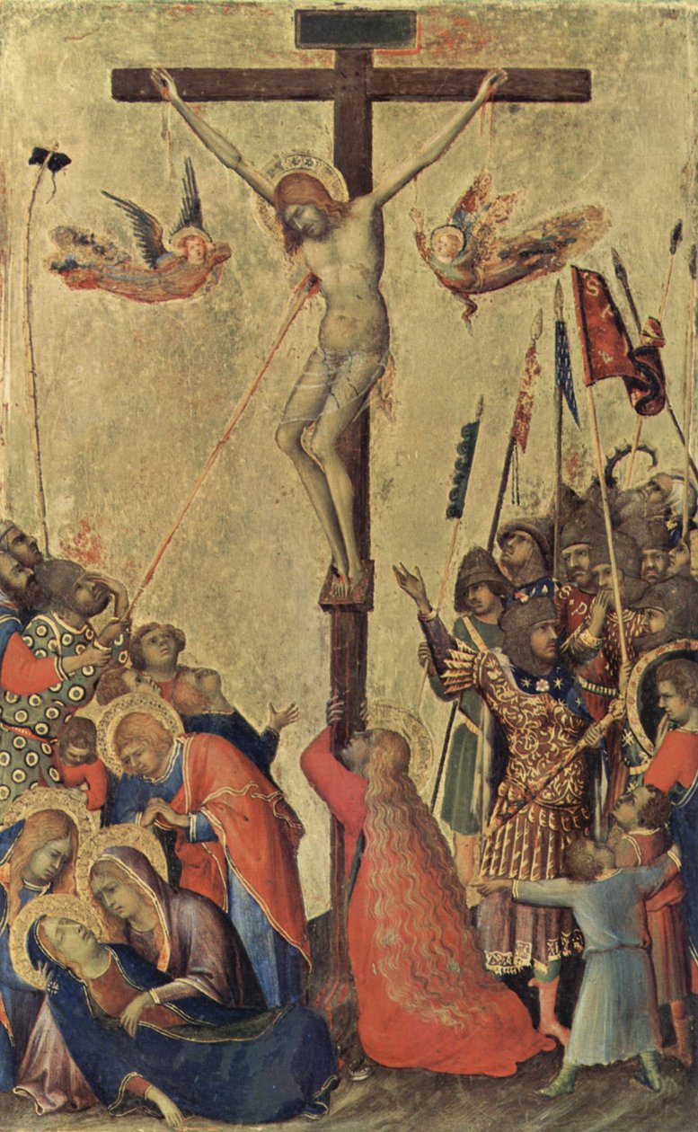 Orsiniho polyptych: Ukřižování od Simone Martini