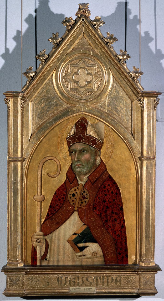 Svatý Augustin, 20. léta 13. století. od Simone Martini