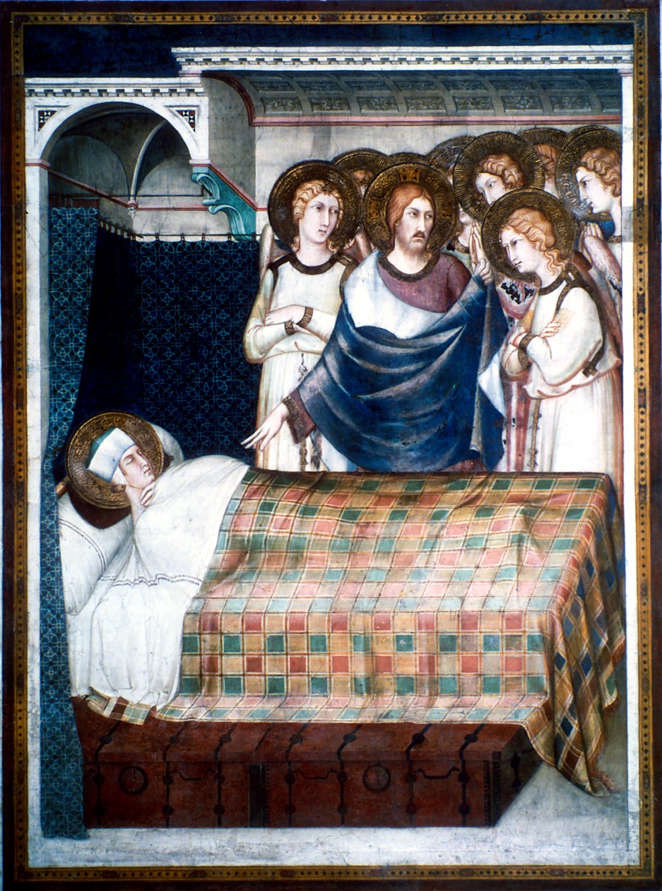 Sen svatého Martina, 14. století. od Simone Martini